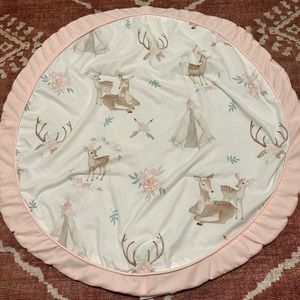Sweet Jojo Designs Deer Floral Playmat